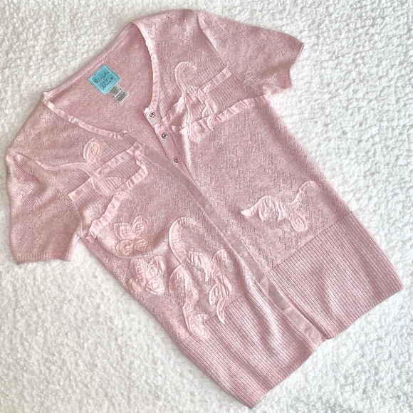 NWOT-kimchi & blue Laser Cut/Hand Stitch Cardigan! - Picture 5 of 7